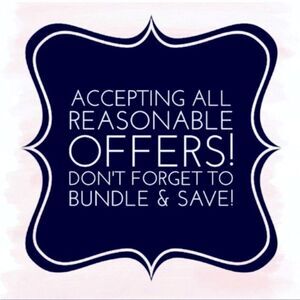 Accepting reasonable offers!